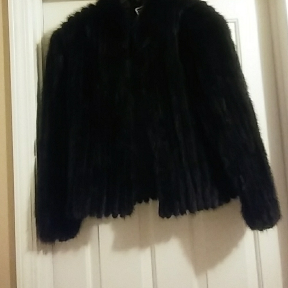 A black coat